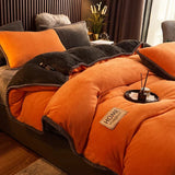 PlushHaven | Velvet Fleece Duvet Cover Set Soft Texture – Available in King Size and Queen Size 3