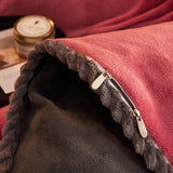 PlushHaven | Velvet Fleece Duvet Cover Set Soft Texture – Available in King Size and Queen Size 8