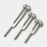 Velmora | 3pc Solfeggio Tuning Fork Set Weighted for Deep Vibrational Therapy – 174Hz, 432Hz, 528Hz 2