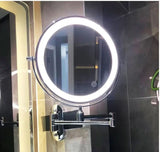 Velmora | LED Magnifying Mirror Adjustable Lighting 20.32cm – Cordless Rechargeable Design 5