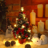 Velmora | LED Tabletop Pine Tree Warm White Illumination – Compact 40cm Design 1