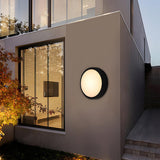 Velmora | Outdoor Wall Light Waterproof IP65 – Modern Round Design With Integrated LED Illumination 6