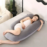 Velmora | U Shaped Pregnancy Pillow Full Body Support – Removable Washable Cover For Multiple Sleeping Positions 0