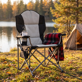 Velmora | Heated Camping Chair Dual-Zone Heating – Weather-Resistant Steel Frame — lifestyle