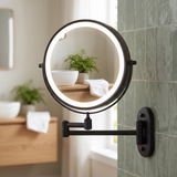 Velmora | LED Magnifying Mirror Adjustable Lighting 20.32cm – Cordless Rechargeable Design — lifestyle