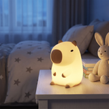 Velmora | Capybara Squishy Night Light Rechargeable – Soft Glow for Kids' Rooms — lifestyle