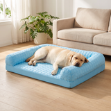 Velmora | Large Dog Bed Cooling Memory Foam Oversized – Breathable Fabric With Machine Washable Cover — lifestyle