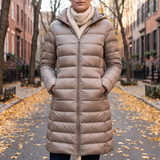 Velmora | Women's Jacket Ultralight Waterproof Insulated – Detachable Hood For Versatile Style — lifestyle