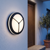 Velmora | Outdoor Wall Light Waterproof IP65 – Modern Round Design With Integrated LED Illumination — lifestyle