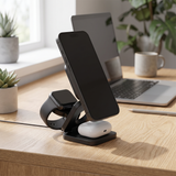 Velmora | 3-in-1 Foldable Magnetic Wireless Charging Station Qi2 – Fast Charging For Apple Devices — lifestyle
