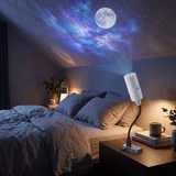 Velmora | Starry Sky Projection Night Light Adjustable Brightness – 14 Light Modes With Remote Control — lifestyle