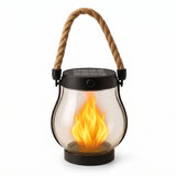 Velmora | USB Rechargeable Rope Lantern Light-Sensing Automatic – Compact Design With Hemp Rope Handle — product shot