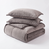 PlushHaven | Velvet Fleece Duvet Cover Set Soft Texture – Available in King Size and Queen Size — product shot