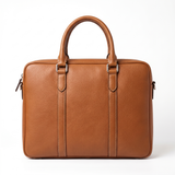 Leather Laptop Bag Briefcase Structured Design – Fits Up To 15.6 Inch Laptops — product shot