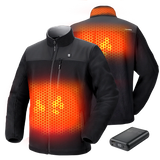 Tidewe | Heated Jacket Rechargeable Fleece with Battery Pack – Adjustable Temperature Control 1