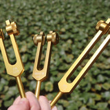 Velmora | 3pc Solfeggio Tuning Fork Set Weighted for Deep Vibrational Therapy – 174Hz, 432Hz, 528Hz 3