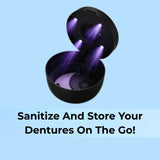 Velmora | Denture Case UV Sanitization Compact Rechargeable – Quick Cleaning For Travel 3
