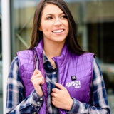 Velmora | Heated Vest Lightweight Nylon Electric Warmth – Quick-Charge Multi-Voltage Battery 11