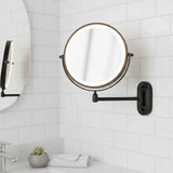 Velmora | LED Magnifying Mirror Adjustable Lighting 20.32cm – Cordless Rechargeable Design 1