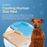 Velmora | Large Dog Bed Cooling Memory Foam Oversized – Breathable Fabric With Machine Washable Cover 6