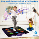 Velmora | Light Up Dance Mat Bluetooth Music Game Pad – Fun for Ages 3 to 12 4