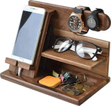 Velmora | Multi-Function Desk Organizer Built-In Phone Stand – Spacious Storage Tray for Everyday Essentials 1