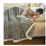 Velmora | Reversible Throw Blanket Thick Coral Fleece – Soft Lightweight Machine Washable Design 2