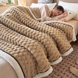 Velmora | Reversible Throw Blanket Thick Coral Fleece – Soft Lightweight Machine Washable Design 9