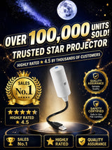 Velmora | Starry Sky Projection Night Light Adjustable Brightness – 14 Light Modes With Remote Control 1