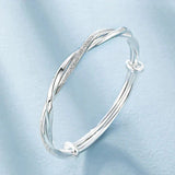 Velmora | Sterling Silver Bracelet Adjustable Length – Lightweight Minimalist Design For Everyday Wear 6