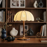 Velmora | Vintage Table Lamp Warm Wood Finish – Elegant French Design For Living Room And Bedroom 5