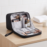 Velmora | Travel Makeup Bag Waterproof Nylon – Structured Compartments for Organized Packing — lifestyle