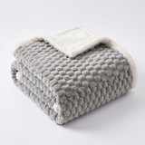 Velmora | Reversible Throw Blanket Thick Coral Fleece – Soft Lightweight Machine Washable Design — product shot