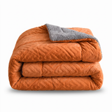Velmora | Thick Sherpa Winter Blanket Dual-Sided Warm Fabric – Cozy Quilted Design For Efficient Heat Retention — product shot