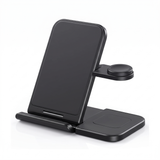 Velmora | 3 In 1 Fast Wireless Charger Compatible With Google Pixel Fold – Charge Phone, Smartwatch, And Earbuds Simultaneously — product shot