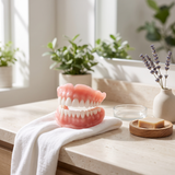 Velmora | Medical-Grade Denture Set Customizable Fit – Natural-Looking Design With Boil-And-Bite Technology — lifestyle