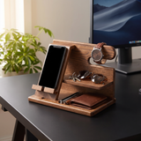 Velmora | Multi-Function Desk Organizer Built-In Phone Stand – Spacious Storage Tray for Everyday Essentials — lifestyle