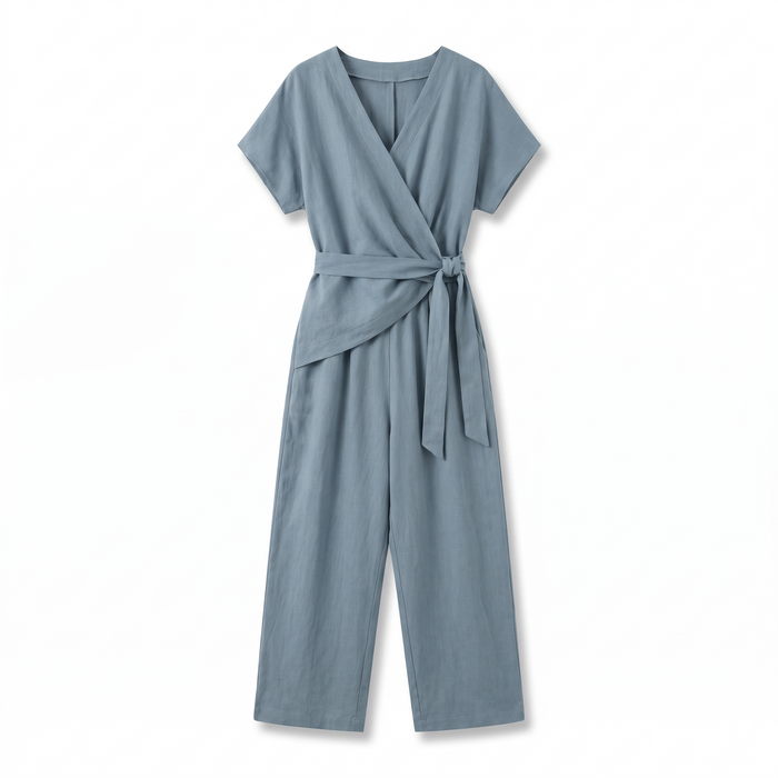 Short Dress 100% Belgian Linen – Lightweight Breathable Fabric