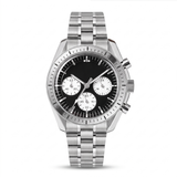 Velmora | 39mm Meca-Quartz Chronograph Watch with Sapphire Crystal – 100m Water Resistant Design — product shot