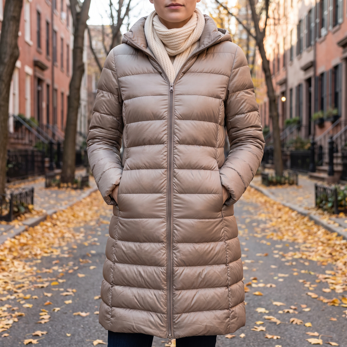 Velmora | Women's Jacket Ultralight Waterproof Insulated – Detachable Hood For Versatile Style — lifestyle