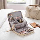 Velmora | Travel Makeup Bag Waterproof Nylon – Organized Compartments For Easy Packing — lifestyle