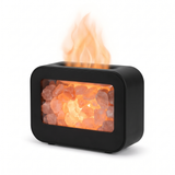 Velmora | Himalayan Salt Fireplace Humidifier Lamp Ultrasonic Aromatherapy – Multi-Function Design With Timer — product shot