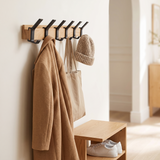 Norlen | Wall-Mounted Coat Rack Adjustable Double Hooks – Modern Scandinavian Design — lifestyle