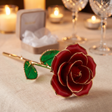 Velmora | 24K Gold Rose Unique Gift for Eternal Love – Real Flower Preserved in Resin — lifestyle