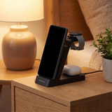 Velmora | 3-in-1 Wireless Charger Fast Charging Station – Compatible With Google Pixel Devices — lifestyle