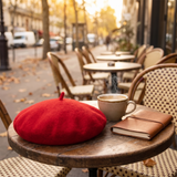 Velmora | Classic French Wool Beret Timeless Style – Soft and Breathable Material — lifestyle
