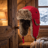 Trapper Hat Windproof Water-Repellent Faux Fur Lining – Adjustable Fit For All-Weather Protection — lifestyle